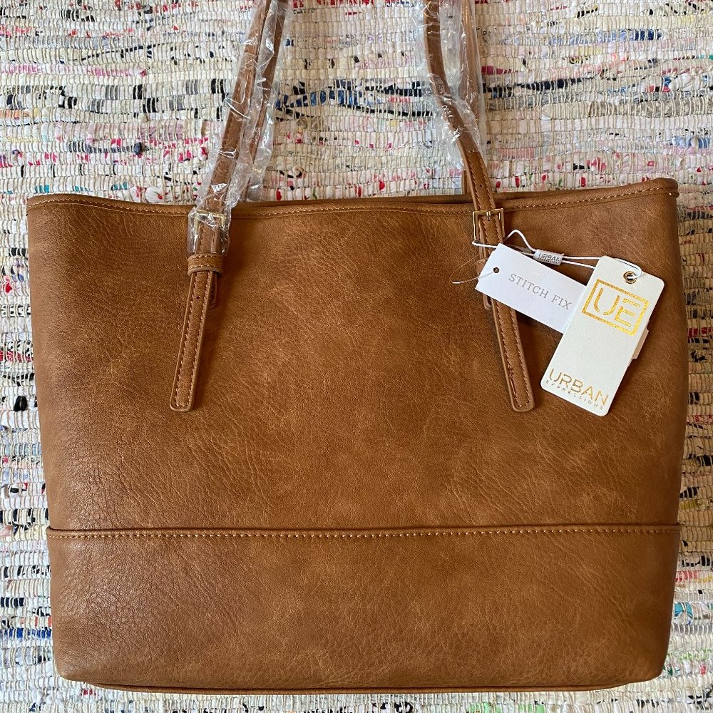 Urban Expressions Leather Tote Bag